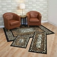 thumbnail image 2 of Capri 3 Piece Rug Set, Leopard Skin, 2 of 4