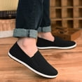 thumbnail image 6 of WANYNG Men Outdoor Solid Color Slip-On Sports Shoes Breathable Lazy Leisure Shoes Mens Sneakers Size 10.5 Wide Width Mens Sneakers 10.5 under 40, 6 of 9