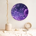 thumbnail image 5 of Kdxio Purple Bubble Abstract Art Bone China Decorative Plate Ceramic Decorative Plate for Home Office Wall Stand Decorative Plates for Home Bedroom-7in, 5 of 6