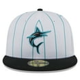 thumbnail image 2 of Men's New Era  White Miami Marlins 2024 Batting Practice 59FIFTY Fitted Hat, 2 of 5