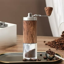 TERGAYEE Coffee Grinder Hand Crank Portable Coffee Grinder Home Use Manual Coffee Pea Grinder Wood Grain Hand Coffee Mill Coffee Grinder