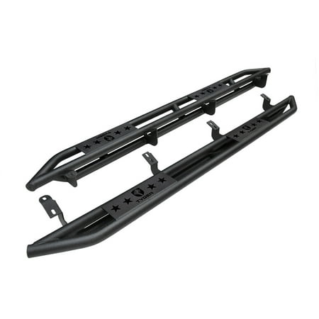 Tyger Auto TG-AM2T20208 Star Armor Kit for 2007-2019 Toyota Tundra CrewMax | Textured Black | Nerf Bars | Running Boards | 2007 2008 2009 2010 2011 2012 2013 2014 2015 2016 2017 2018