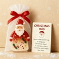 thumbnail image 5 of dajkiuy Little Pocket Christmas Hug, Cute Santa Claus Ornaments with Encouragement Card, Emotional Support Keepsake for Friends Family, Christma Party Favor Gift, 5 of 6