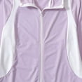 thumbnail image 4 of WRKEKC Girls Windbreaker Jacket Color Block Hooded Zip Up Pockets Long Sleeve Sporty Winter Jacket for 3-14 Years, 4 of 5