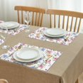 thumbnail image 4 of Pretty Wildflower Red Rose Eucalyptus Placemats 12x18 Inches Set Of 4 Washable Placemats for Restaurant Valentines Gift Party Christmas Cute Funny Table Placemats, 4 of 5