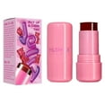 thumbnail image 2 of Jelly Lipstick Powder Blusher, Transparent Cheek Stains, Natural Plant Extracts Moisturizing Long Lasting Color Development, Easy To Apply Watercolor Paint Finish Makeup, 2 of 8