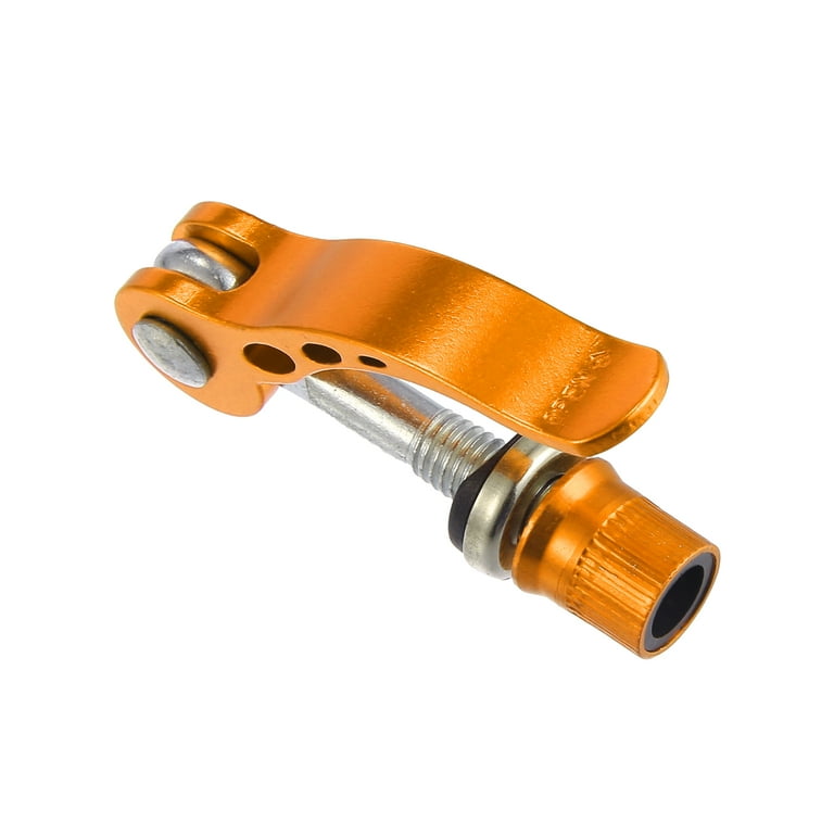 Bike Quick Release Saddle Parts, Bicycle Quick Release Seatpost Clamp Quick Release Seat Tube Clip Screw M6x45/50mm Mountain Bike Accessories(M6x50mm gold