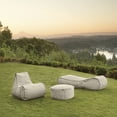 Classic Accessories Montlake Frameless Indoor/Outdoor Bean Bag Ottoman ...