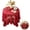 Red, variant on OADUKQ Lace Tablecloth, Round Polyester Table Cover, for Dining Table Decor Tea Parties and Holiday Gatherings, Pink, 59.06 in