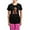 With Pink Pant, variant on CafePress - Naughty Dachshund Women's Dark Pajamas - Women's Short Sleeve Print T-Shirt and Pants Dark Cotton Pajama Set