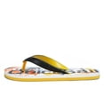 thumbnail image 2 of Men's flip-flops Beach sandals Lightweight eva soles Comfortable flip-flops Black Yellow, 2 of 5