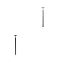 thumbnail image 4 of Maoww Lumières de Chemin de Fer Modèle Accessoires de Construction Décorations de Lumière de Rail Réalistes Réverbère en Métal LED Extérieur Vert (Lumière Chaude) Vert (Lumière Chaude) 2ensemble, 4 of 6