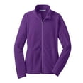 thumbnail image 1 of Port Authority Ladies Microfleece Jacket, Athletic Purple 2XL, 1 of 1