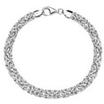 thumbnail image 3 of Miabella Italian 925 Sterling Silver Byzantine Bracelet for Women, Handmade in Italy (Length 7 Inches (Small)), 3 of 7