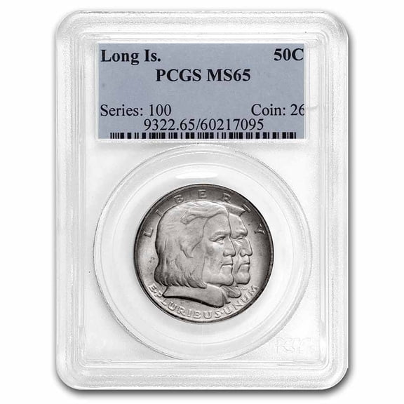 1936 Long Island Tercentenary Half Dollar MS-65 PCGS