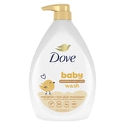 Baby Dove Sensitive Baby Wash For Baby Bath Time Melanin-Rich Skin Nourishment Tear-Free And Hypoallergenic, 34 Fl Oz