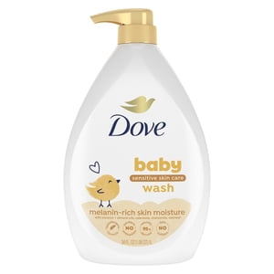 Baby Dove Sensitive Baby Wash for Melanin-Rich Skin, 34 oz