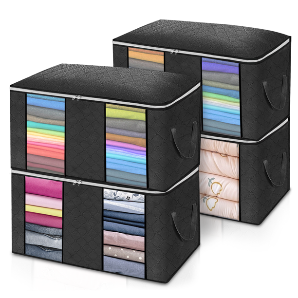 Closet Storage Bags Organizers, Large Clothing Storage Bags with