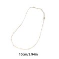 thumbnail image 4 of ZLight Collier Chaîne Perle Gypsophile Or Argent Universel Accessoire de Mode Ras-du-Cou Colliers pour Adolescentes Or 1 Ensemble, 4 of 6