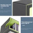 thumbnail image 3 of Caja para barajas con ventana, con capacidad para más de 100 cartas, contenedor para cartas coleccionables, 3 of 6