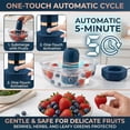 thumbnail image 7 of Vegetable and Fruit Cleaner Machine, Purified Water-Proof Fruit Cleaning Device with OH-ion Purification Technology 250min Working time and Wireless Charging, for Cleaning Fruit, 7 of 7