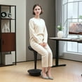 thumbnail image 2 of Vinsetto Tabouret Chaise Oscillant Sans Dossier, Tabouret d'Apprentissage Réglable, Noir, 2 of 10