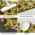 thumbnail image 6 of Summer Sunflower Kitchen Rugs Sets of 2 Non-Slip Washable Yellow Sunflower Rugs for Kitchen Decor, 6 of 6