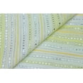 thumbnail image 4 of TRILOKI Stripe Fabric Yellow Embroidery Georgette 44, 38 Work Sewing DIY Crafting Fashion Design Fabric By The Yard, 4 of 4