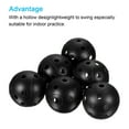 thumbnail image 4 of Uxcell Plastic 41mm Air Flow Hollow Training Golf Practice Balls with Holes Yellow Black 50 Pcs, 4 of 5