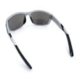 thumbnail image 6 of Choppers Wrap Sunglasses for Men UV400 Polycarbonate Lens Lightweight Sport Fit Durable Frame Driving Outdoor Eyewear Silver Frame - Silver Mirror Lens, 6 of 7