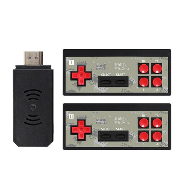 FD 600 Reproductor de juegos portátil Consola Plug and Play Video Game Stick Más de 40 emuladores