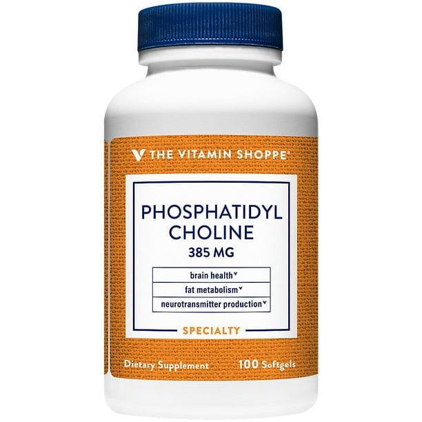 The Vitamin Shoppe Phosphatidyl Choline 385MG (From Soy Lecithin
