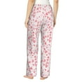 thumbnail image 3 of Xecao Cute Hand Drawn Hearts Women's Straight Lounge Pajama Pants: The Epitome of Relaxed Sleepwear, 3 of 9