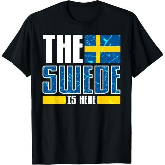 Playful Comfort Tee - The Swede Is Here Funny Retro Sweden Swedish T-Shirt
