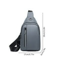 thumbnail image 2 of Admvng Sling Bag for Men Women Shoulder Backpack Chest Bags Crossbody Daypack for Hiking Camping Outdoor Trip, 2 of 7