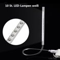 thumbnail image 4 of Lámpara de luz para computadora portátil USB LED 5V 1W 10 LED Lámpara de atenuación táctil de cuello de cisne largo Luz de noche para teclado de computadora portátil, 4 of 8