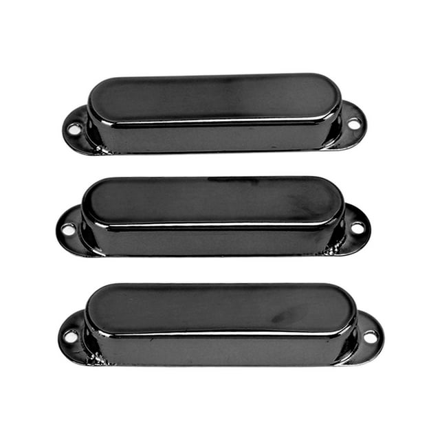 Guitar Pickup Cover, Standard Design Electric Guitar Single Coil Pickup Cover For Replacement Black