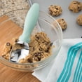 thumbnail image 5 of Cuchara para helado con mango cómodo, cuchara profesional resistente y resistente, herramienta de cocina premium para masa de galletas, helado, sorbete, menta, 5 of 5
