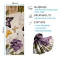 thumbnail image 2 of Vintage Butterfly Flower Pattern Hot Yoga Mat Towel Non Slip for Hot Yoga - Quick-Drying Yoga Mat Cover with 4 Corner Pockets with Travel Bag - Hot Yoga Towel Non Slip 74"x26", 2 of 6