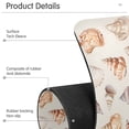thumbnail image 4 of Yayeee Faucet Mat for Kitchen Sink 30" Diatomite Long Splash Guard Pad, Red Watercolor Seashells, 2 Pack, 4 of 7
