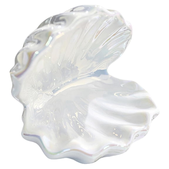 Giaone Porcelain Seashells Trinket Tray Bathroom Vanity Jewelry Storage Cute Decors