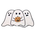 thumbnail image 3 of Halloween Doormat, Ghost Spooky Gothic Cute Fun Halloween Floor Mat, Non Washable Welcome Mat, Fall Thanksgiving Rugs for Indoor Outdoor Entrance Home Bathroom Living Room Decor, 3 of 8