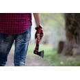 thumbnail image 2 of INTERTOOL 15-inch Camping Hatchet, Wood Chopping Axe, 1.8 lbs, Shock Absorbing Fiberglass Anti-Slip Handle HT-0262, 2 of 9
