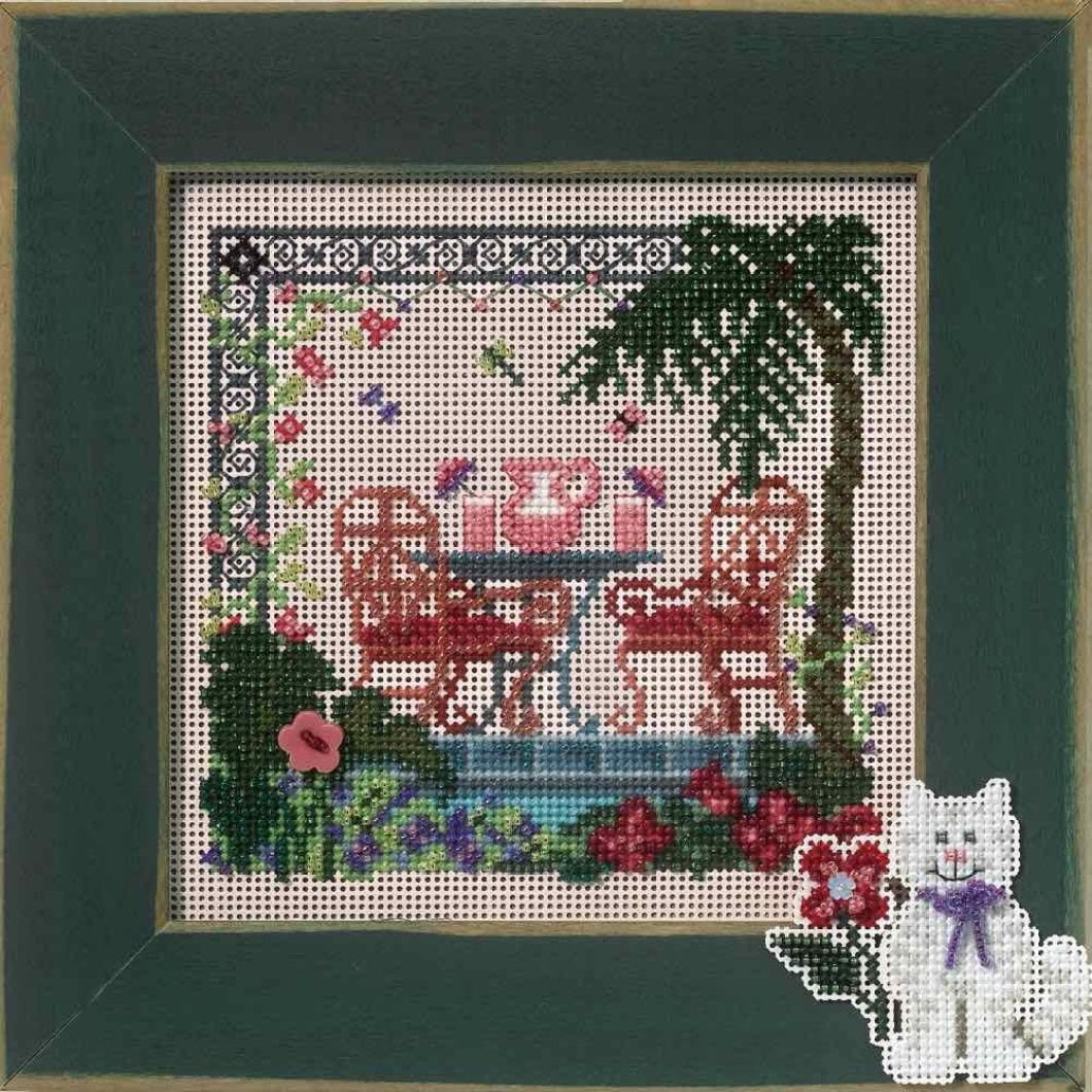 Lakeside Retreat Cross Stitch Kit Mill Hill 2007 Buttons & Beads Spring 