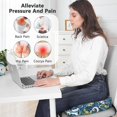 thumbnail image 3 of Tailbone Pain Relief Cushion, Memory Foam Seat Cushion for Pressure Relief Coccyx Cushion for Sciatica Pain Ergonomic Seat Cushion for Office Desk Chair, 3 of 6