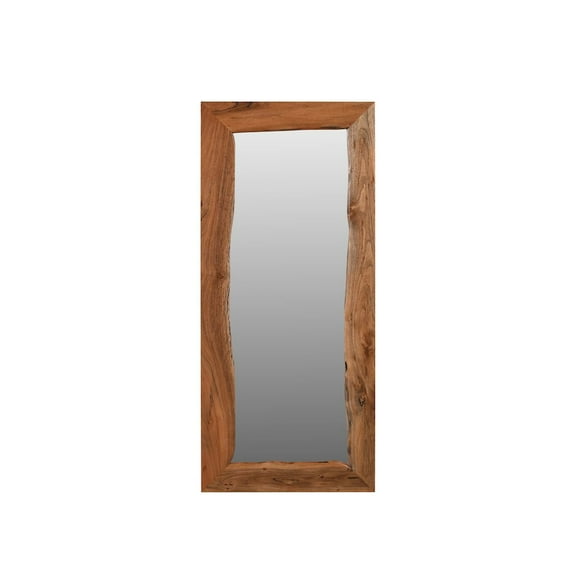 Taran Designs Oren 72" Live Edge Solid Wood Accent Mirror