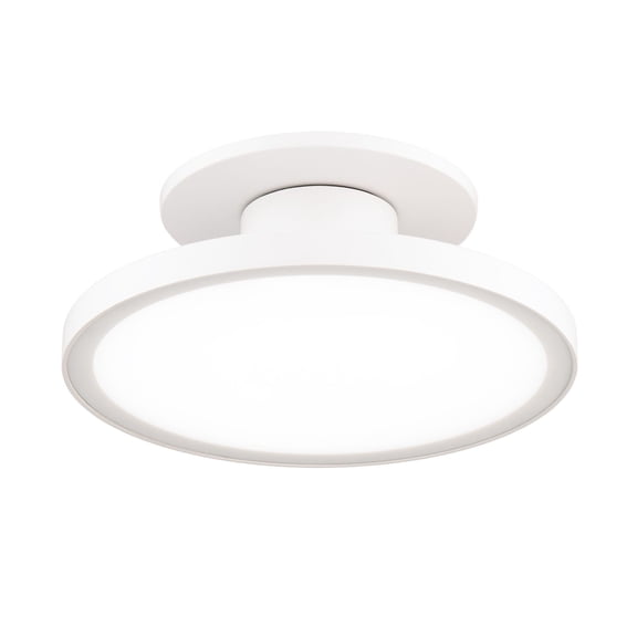FM-250808-CS-WT WAC Limited Twist-N-Lite - 14W 1 LED Semi-Flush Mount-8 Inch Tall and 2.88 Inch Wide-White Finish