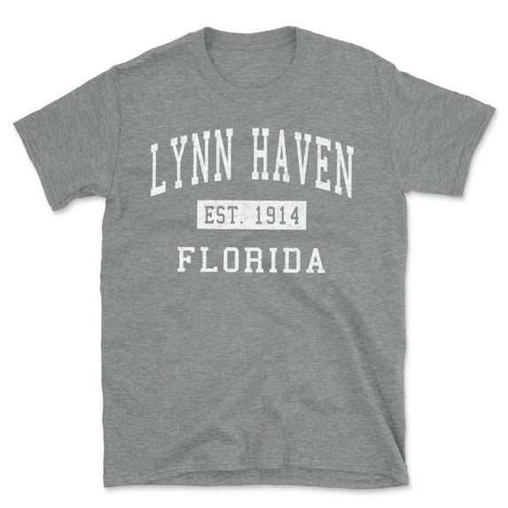 Lynn Haven Florida Classic Established Men's Cotton T-Shirt