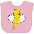 thumbnail image 3 of Inktastic Superhero Baby Lightening Bolt Boys or Girls Baby Bib, 3 of 4