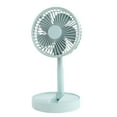 thumbnail image 2 of Handheld Fan Battery Operated Portable Foldable Standing Fan Rechargeable USB Personal Floor Fan with Adjustment Height Small Fan, 2 of 9